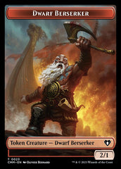 Eldrazi Scion // Dwarf Berserker Double-Sided Token [Commander Masters Tokens] | Devastation Store