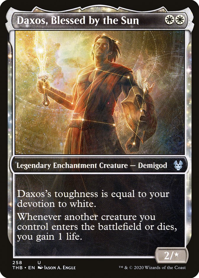 Daxos, Blessed by the Sun (Showcase) [Theros Beyond Death] | Devastation Store