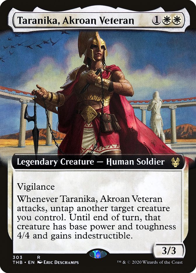 Taranika, Akroan Veteran (Extended) [Theros Beyond Death] | Devastation Store