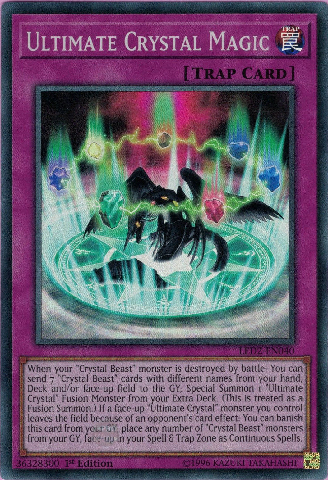 Ultimate Crystal Magic [LED2-EN040] Super Rare | Devastation Store