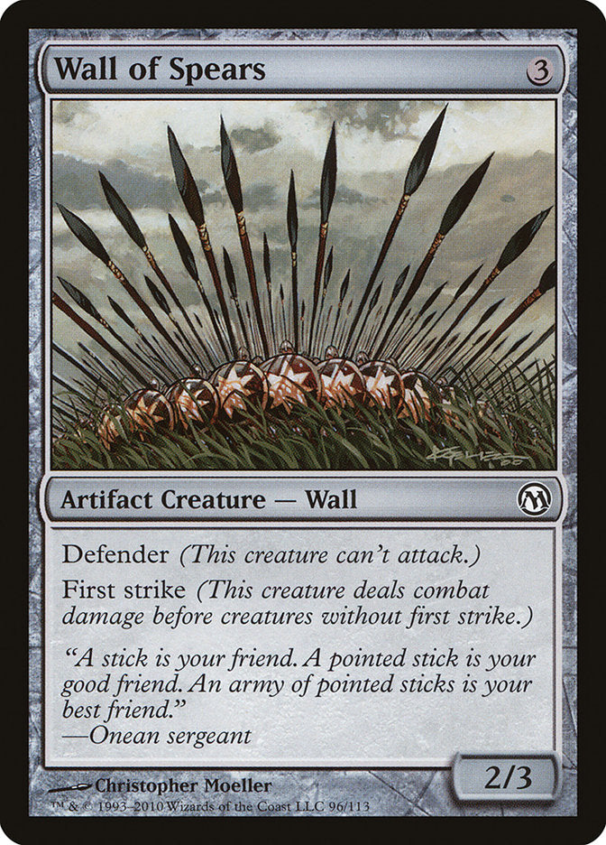 Wall of Spears [Duels of the Planeswalkers] | Devastation Store