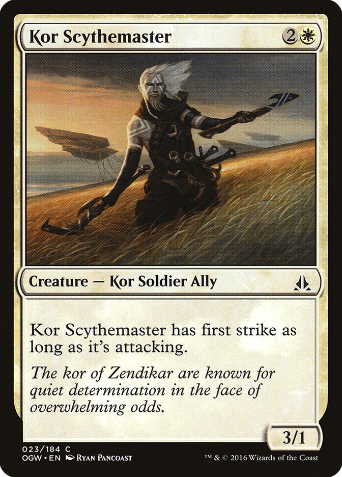 Kor Scythemaster [Oath of the Gatewatch] - Devastation Store | Devastation Store