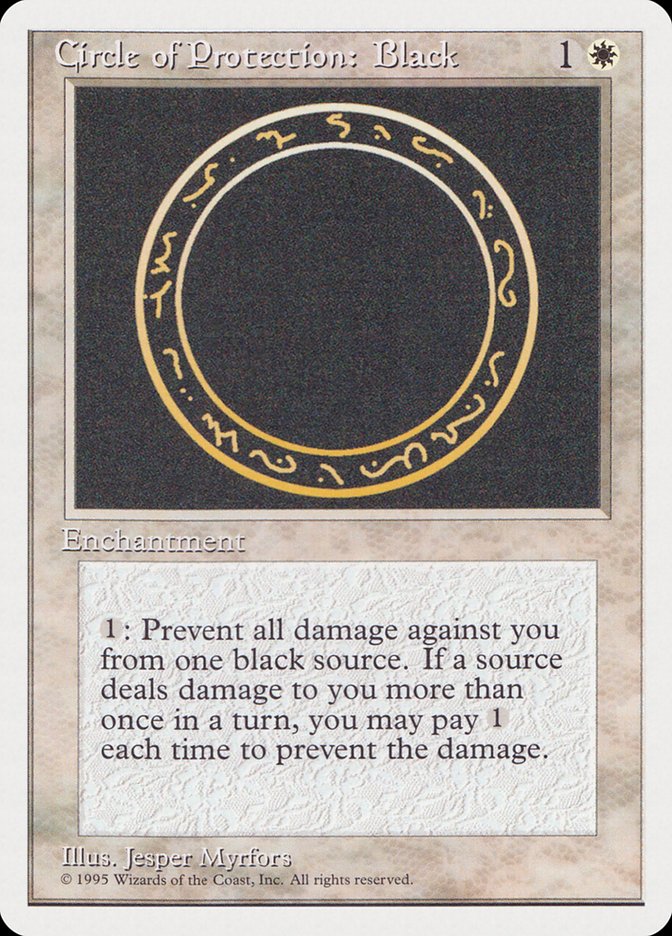 Circle of Protection: Black [Rivals Quick Start Set] | Devastation Store