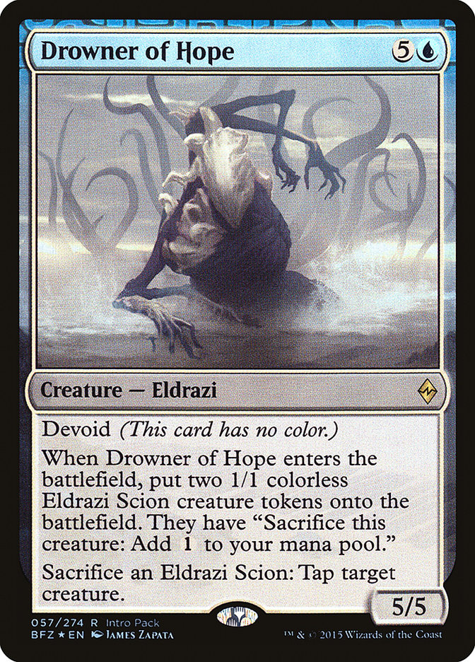 Drowner of Hope (Intro Pack) [Battle for Zendikar Promos] | Devastation Store