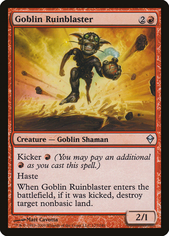 Goblin Ruinblaster [Zendikar] - Devastation Store | Devastation Store