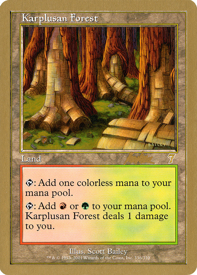 Karplusan Forest (Brian Kibler) [World Championship Decks 2002] | Devastation Store