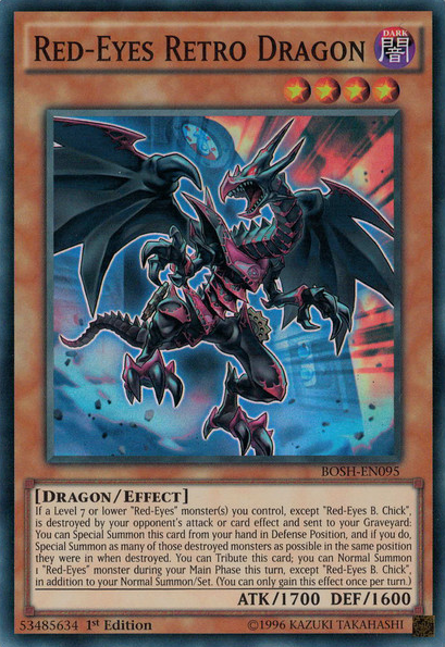 Red-Eyes Retro Dragon [BOSH-EN095] Super Rare | Devastation Store