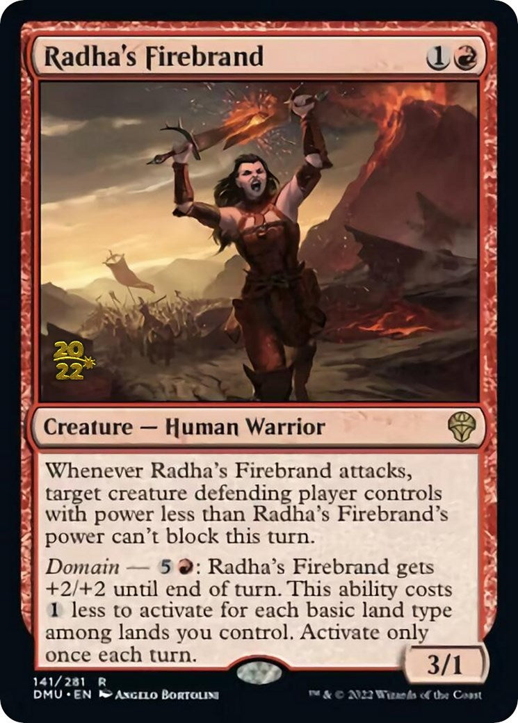 Radha's Firebrand [Dominaria United Prerelease Promos] | Devastation Store