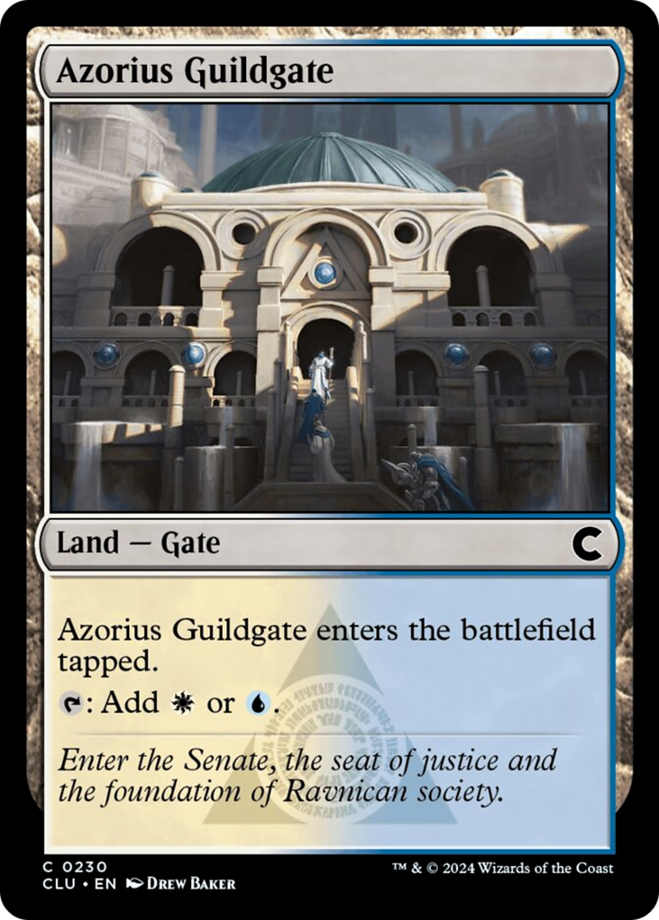 Azorius Guildgate [Ravnica: Clue Edition] | Devastation Store