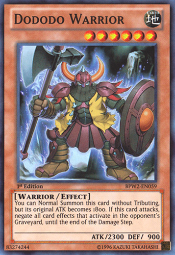 Dododo Warrior [BPW2-EN059] Super Rare | Devastation Store