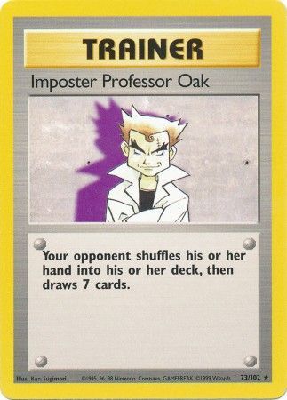 Imposter Professor Oak (73/102) [Base Set Unlimited] | Devastation Store