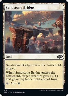 Sandstone Bridge [Jumpstart 2022] | Devastation Store