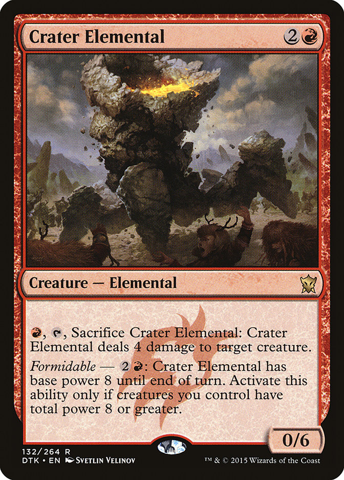 Crater Elemental [Dragons of Tarkir] | Devastation Store