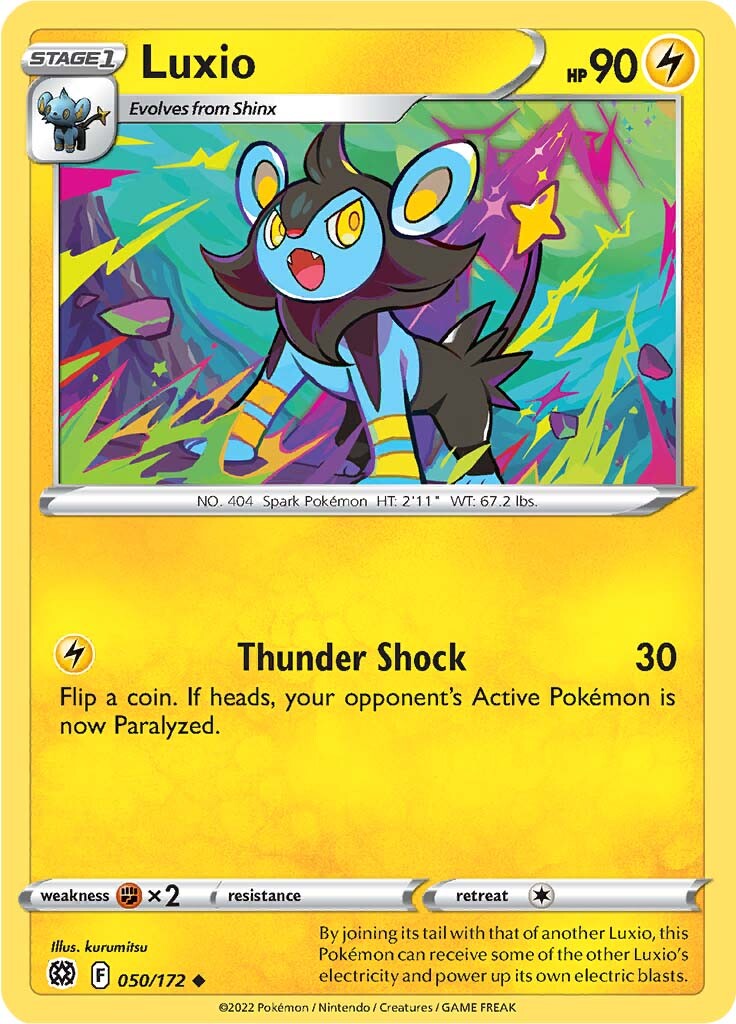 Luxio (050/172) [Sword & Shield: Brilliant Stars] | Devastation Store