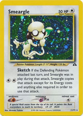 Smeargle (11/75) [Neo Discovery Unlimited] | Devastation Store
