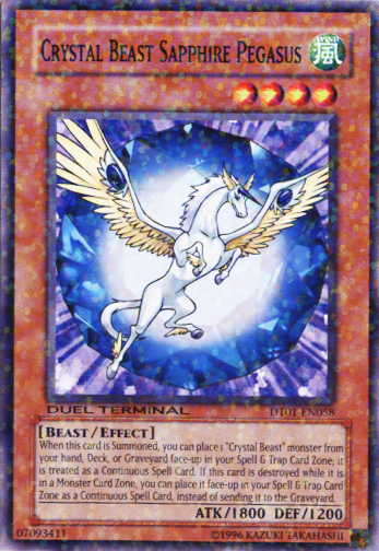 Crystal Beast Sapphire Pegasus [DT01-EN058] Common | Devastation Store