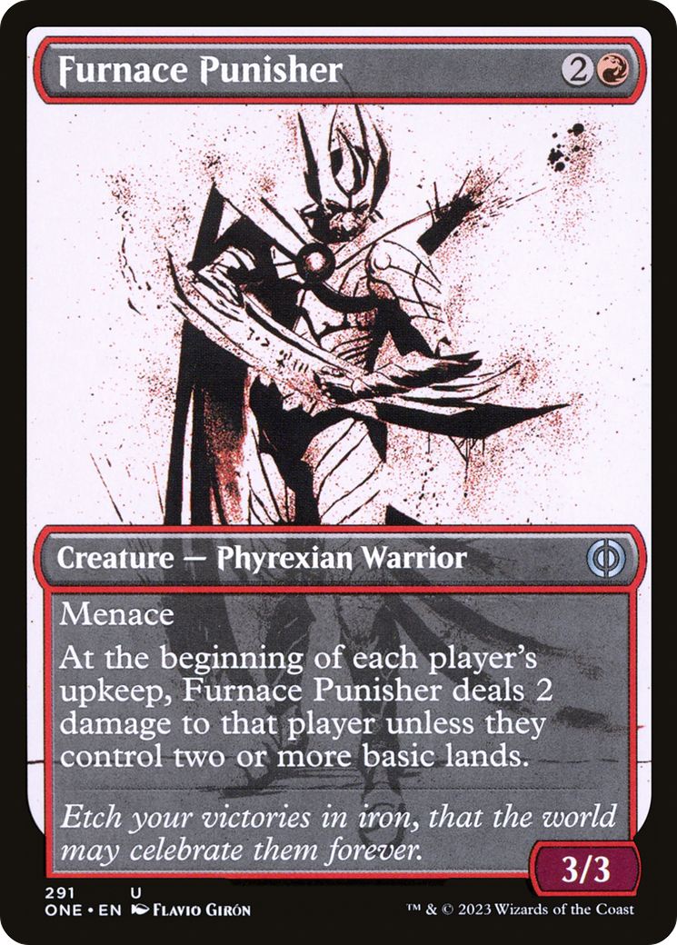 Furnace Punisher (Showcase Ichor) [Phyrexia: All Will Be One] | Devastation Store