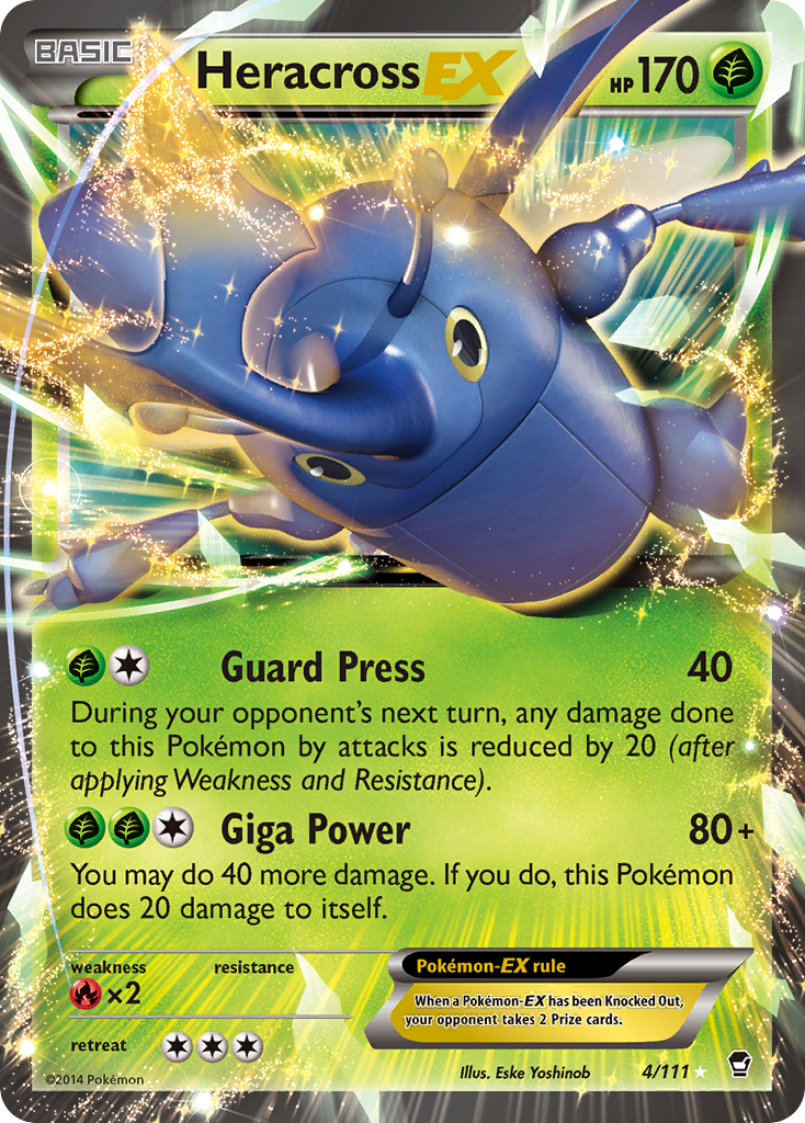 Heracross EX (4/111) [XY: Furious Fists] | Devastation Store