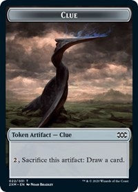 Clue // Wurm (030) Double-sided Token [Double Masters Tokens] | Devastation Store