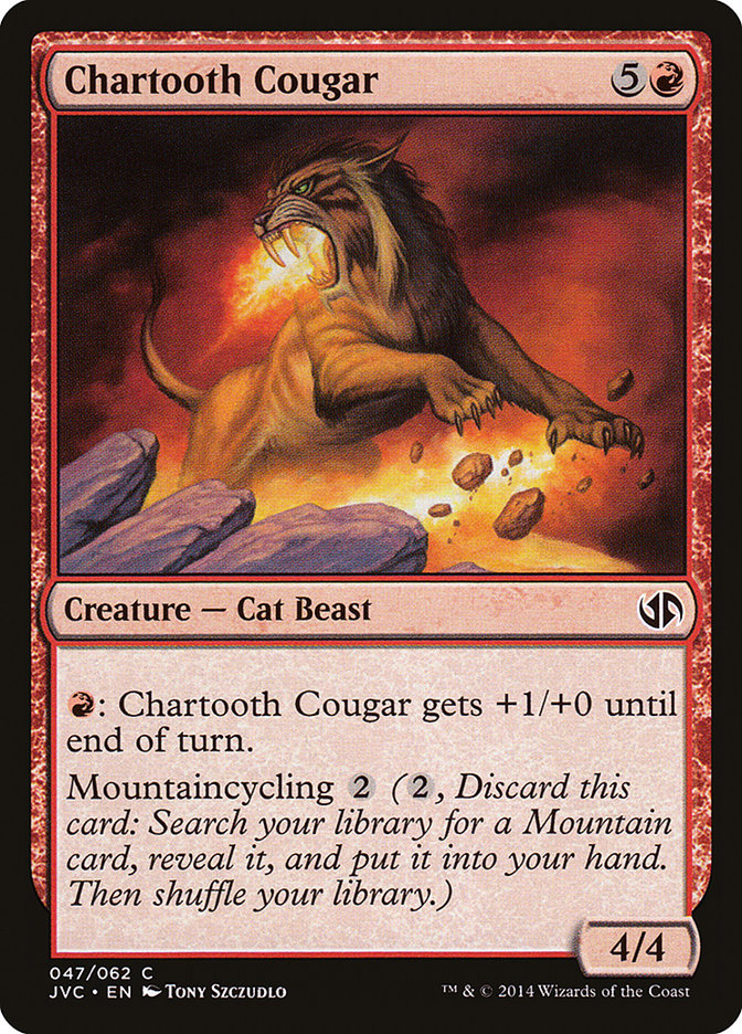 Chartooth Cougar [Duel Decks Anthology] | Devastation Store