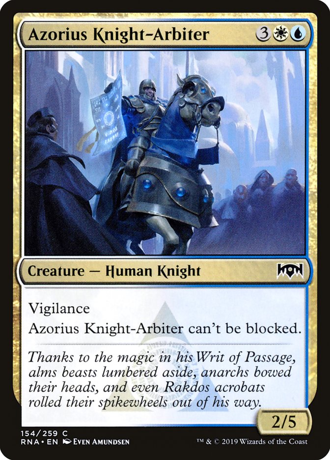 Azorius Knight-Arbiter [Ravnica Allegiance] | Devastation Store