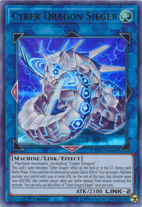 Cyber Dragon Sieger [CYHO-EN046] Ultra Rare | Devastation Store
