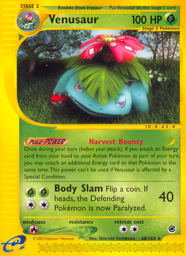 Venusaur (68/165) [Expedition: Base Set] | Devastation Store