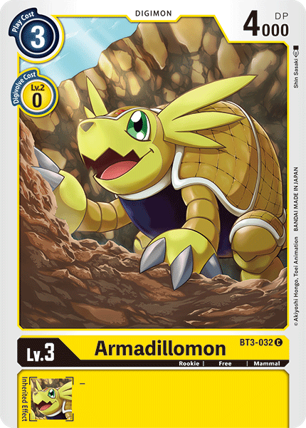 Armadillomon [BT3-032] [Release Special Booster Ver.1.5] | Devastation Store