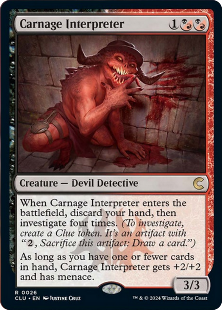 Carnage Interpreter [Ravnica: Clue Edition] | Devastation Store