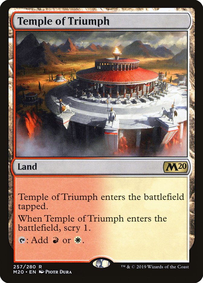 Temple of Triumph [Core Set 2020] | Devastation Store