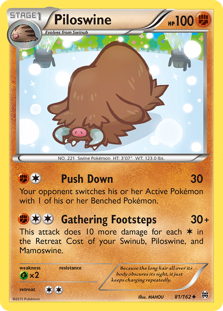 Piloswine (81/162) [XY: BREAKthrough] | Devastation Store