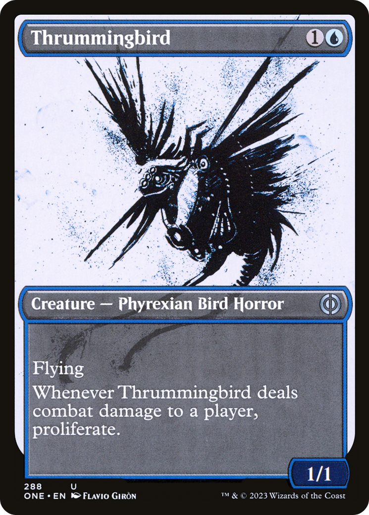Thrummingbird (Showcase Ichor) [Phyrexia: All Will Be One] | Devastation Store