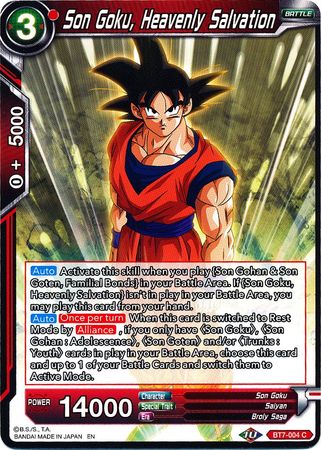 Son Goku, Heavenly Salvation [BT7-004] | Devastation Store