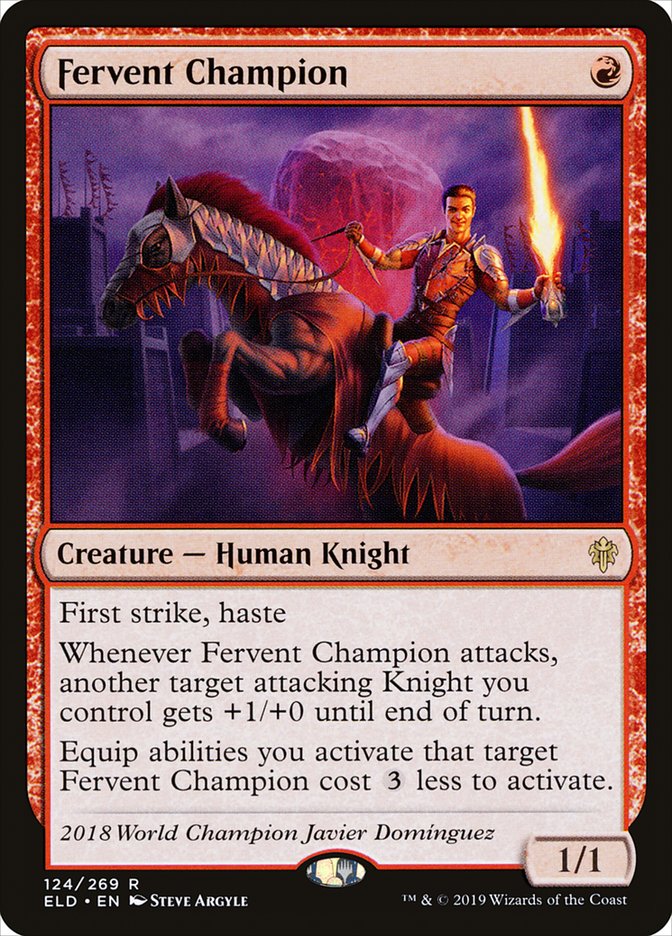 Fervent Champion [Throne of Eldraine] | Devastation Store