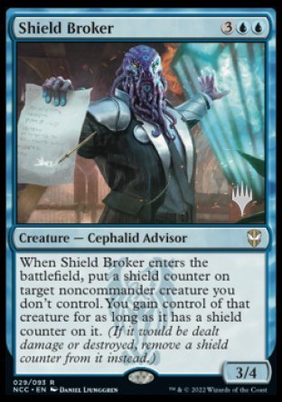 Shield Broker (Promo Pack) [Streets of New Capenna Commander Promos] | Devastation Store