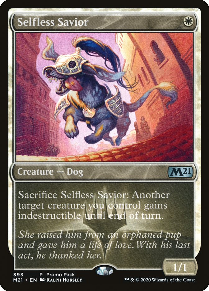 Selfless Savior (Promo Pack) [Core Set 2021 Promos] | Devastation Store