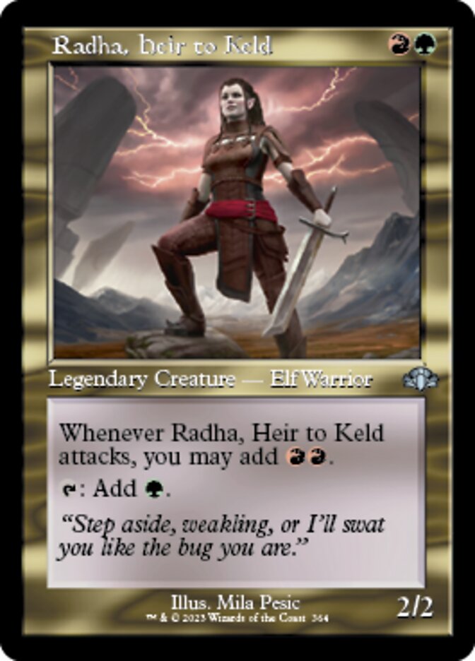 Radha, Heir to Keld (Retro) [Dominaria Remastered] | Devastation Store