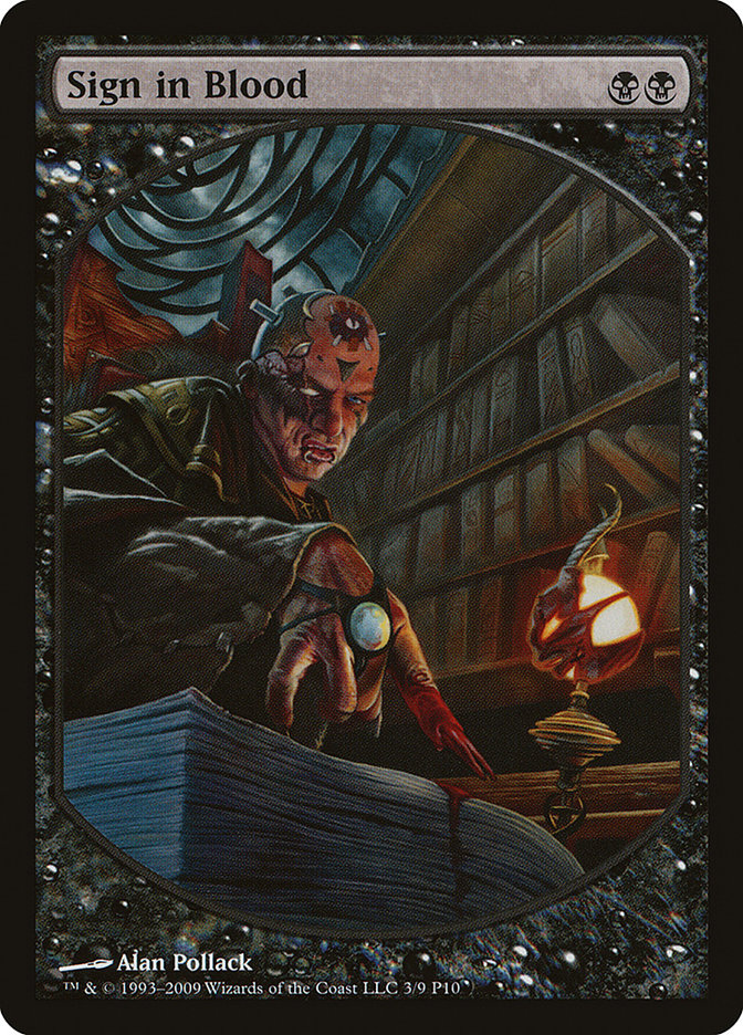 Sign in Blood [Magic Player Rewards 2010] | Devastation Store