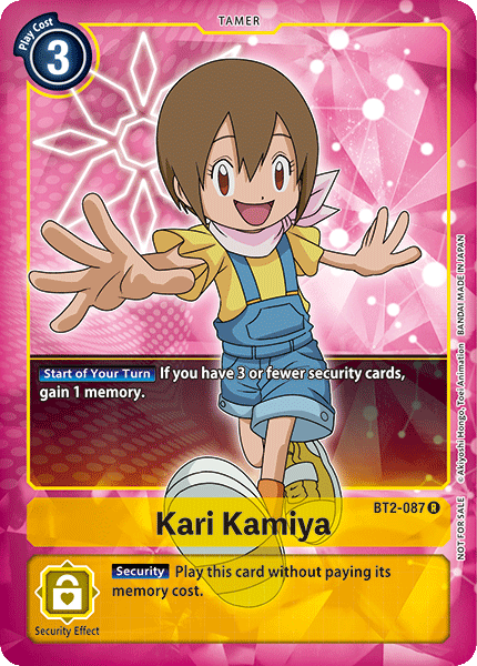 Kari Kamiya [BT2-087] (Buy-A-Box Promo) [Release Special Booster Ver.1.0 Promos] | Devastation Store