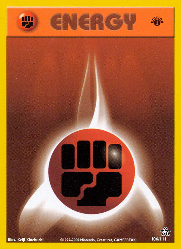 Fighting Energy (106/111) [Neo Genesis 1st Edition] | Devastation Store