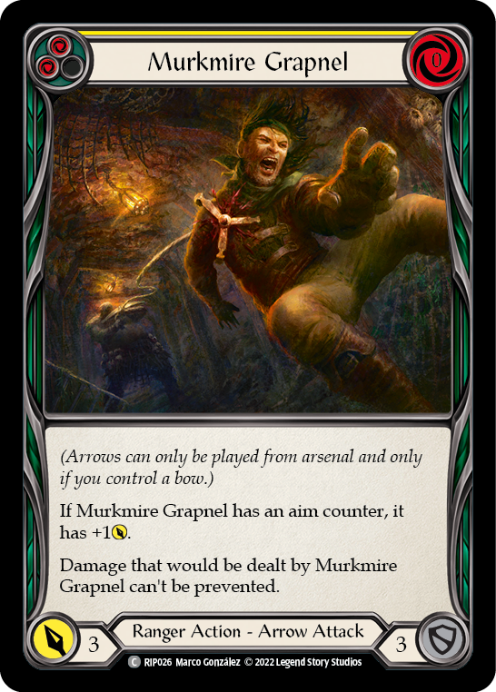 Murkmire Grapnel (Yellow) [RIP026] (Outsiders Riptide Blitz Deck) | Devastation Store