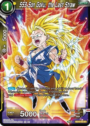 SS3 Son Goku, the Last Straw [SD10-02] | Devastation Store