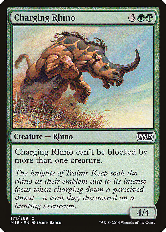 Charging Rhino [Magic 2015] | Devastation Store