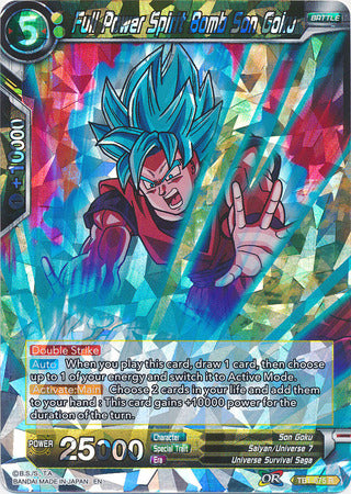 Full Power Spirit Bomb Son Goku (Shatterfoil) (TB1-075) [Dragon Brawl] | Devastation Store
