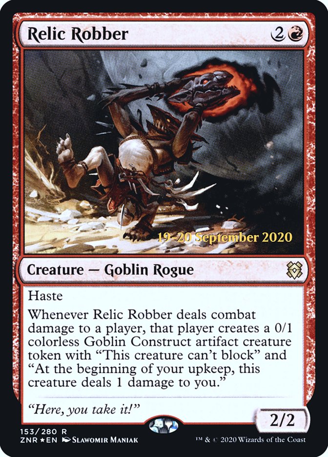Relic Robber [Zendikar Rising Prerelease Promos] | Devastation Store