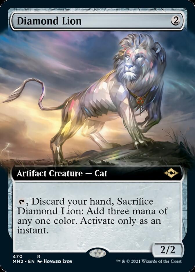 Diamond Lion (Extended Art) [Modern Horizons 2] | Devastation Store