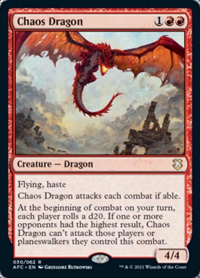 Chaos Dragon [Dungeons & Dragons: Adventures in the Forgotten Realms Commander] | Devastation Store