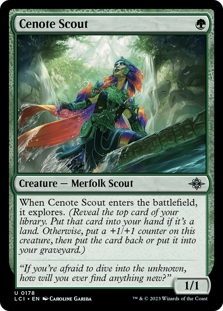 Cenote Scout [The Lost Caverns of Ixalan] | Devastation Store