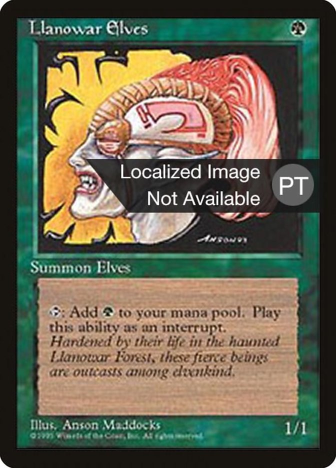 Llanowar Elves [Fourth Edition (Foreign Black Border)] | Devastation Store