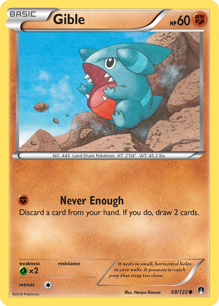 Gible (68/122) [XY: BREAKpoint] | Devastation Store